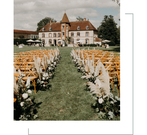 Lddm mariage domicile jardin