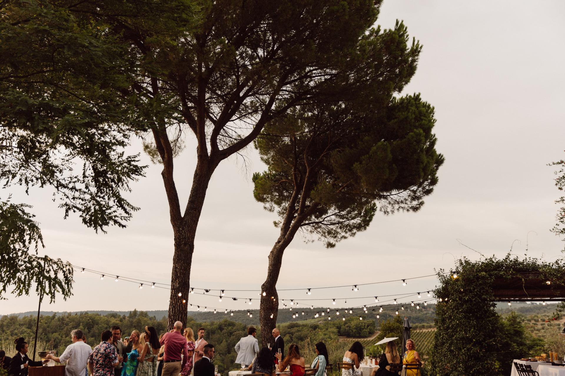 Diner en Toscane